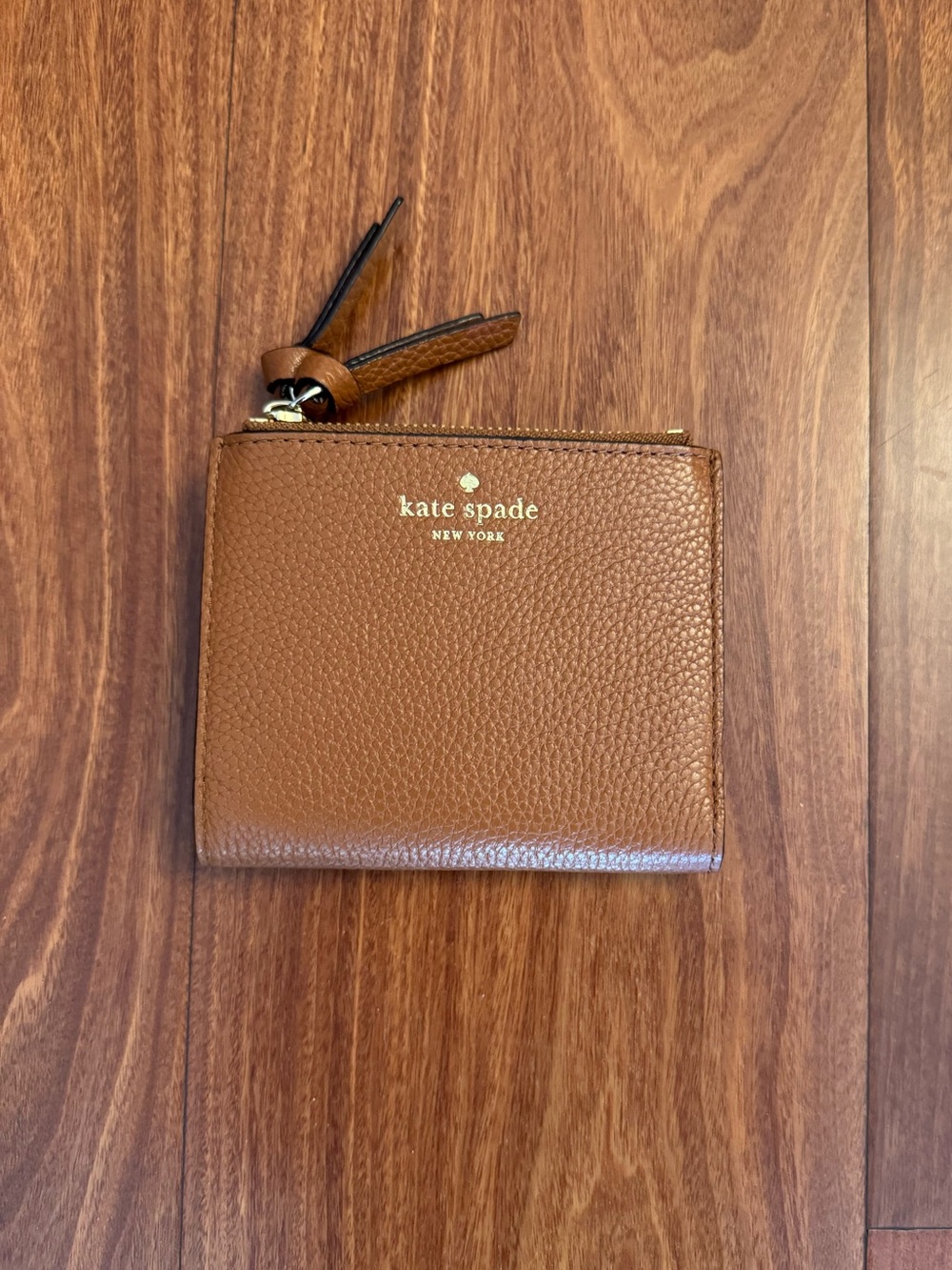 Kate Spade Small Malea Warm Cognac Mulberry Street Wallet